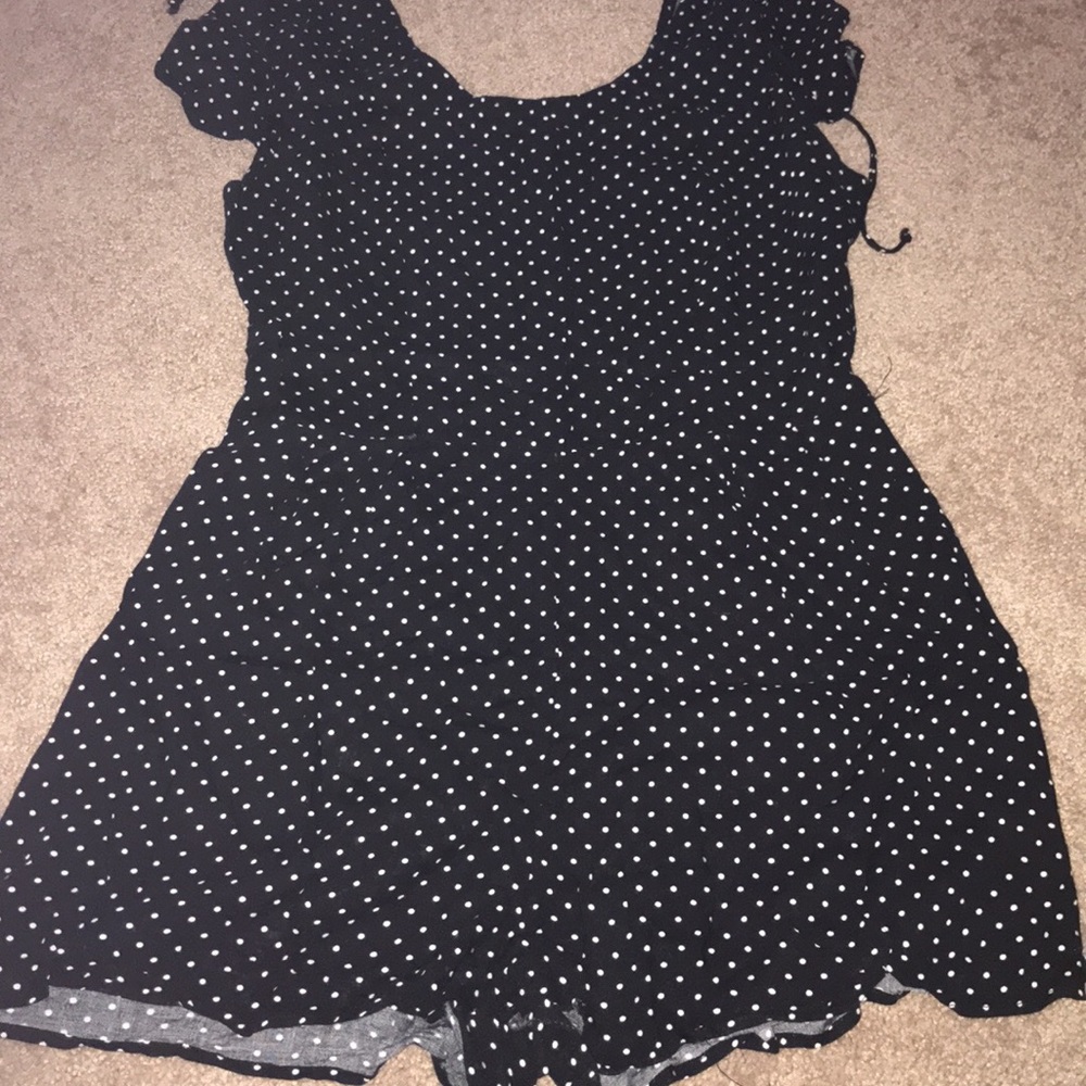 Polka dot romper
